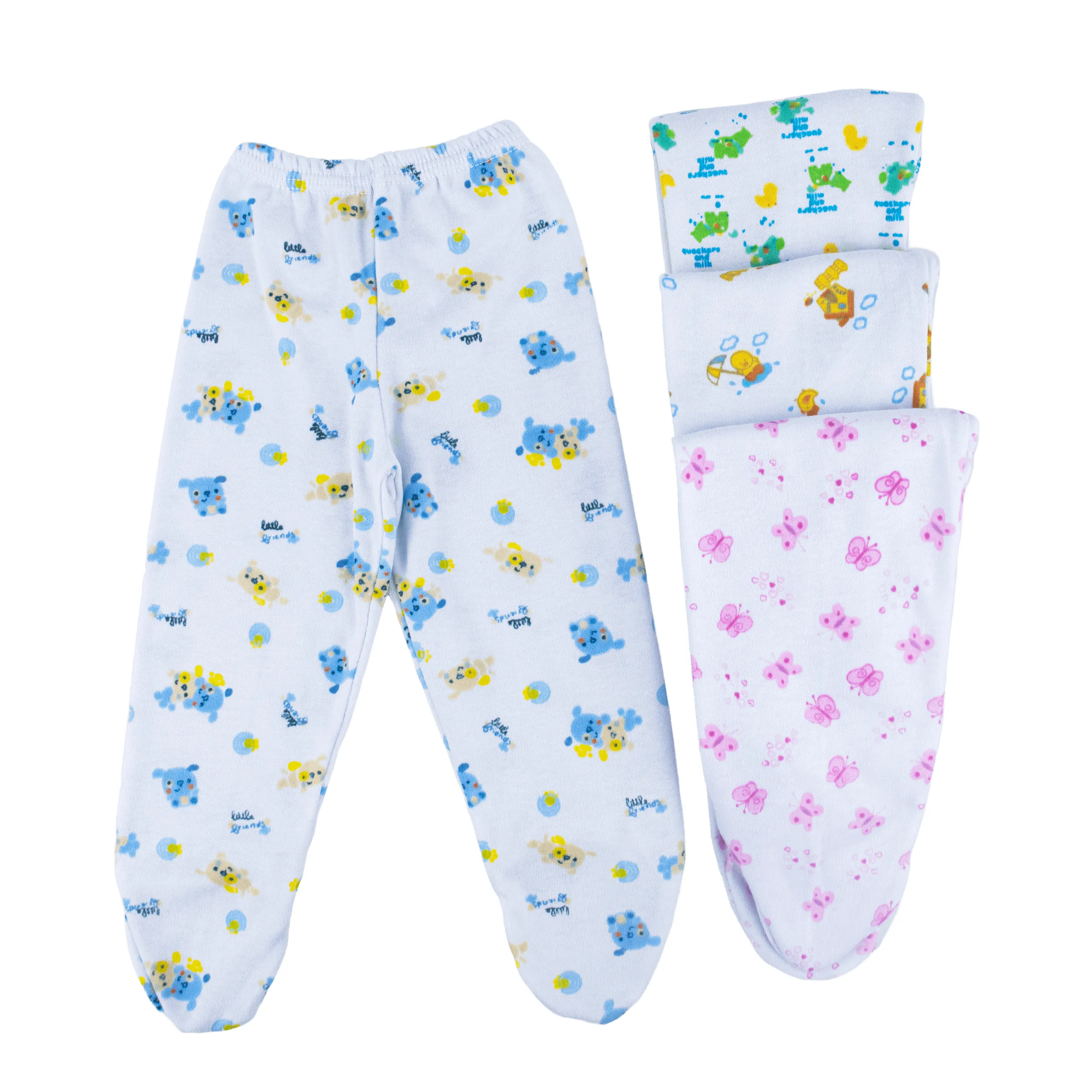 Pantalón estampado con pie