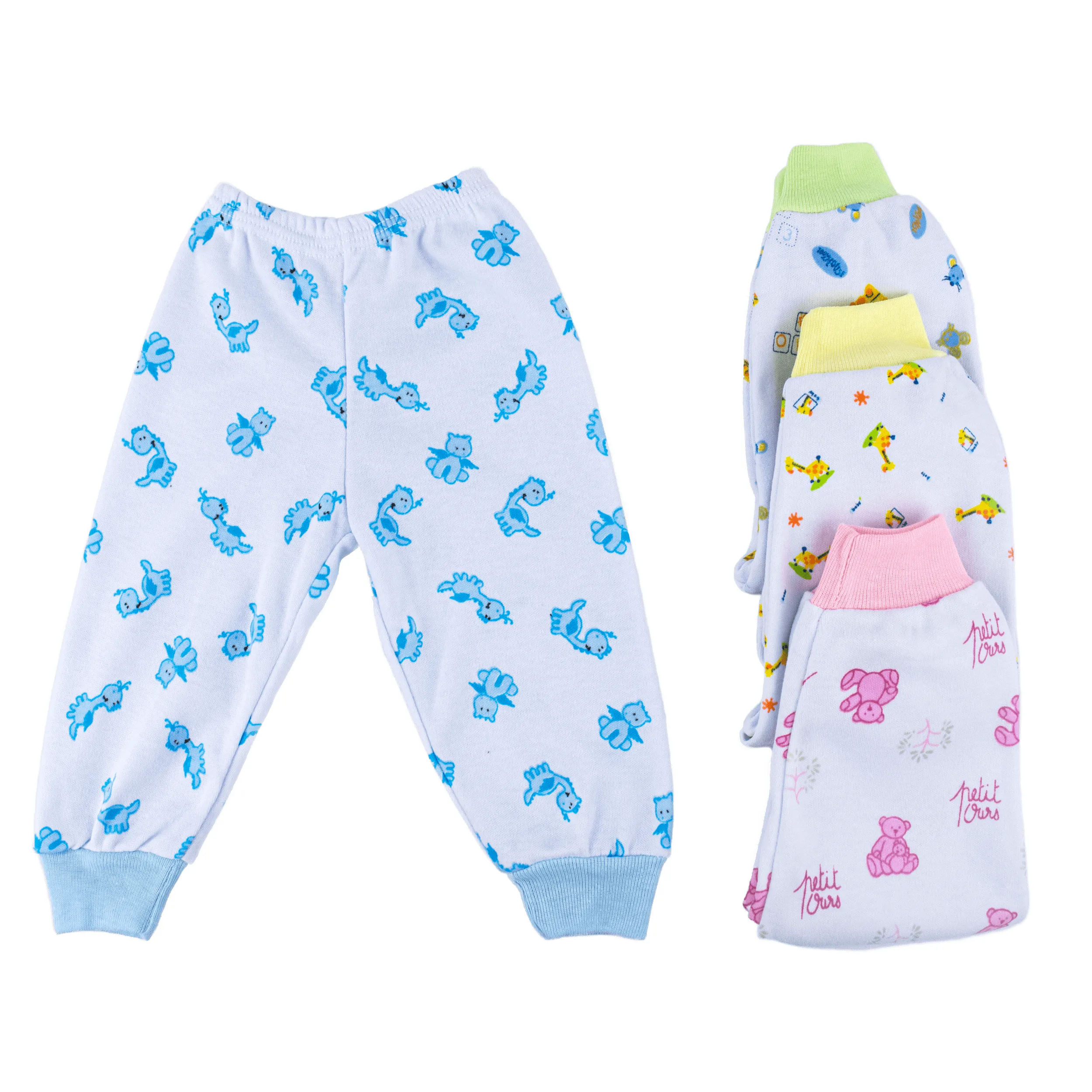 Pantalón estampado con puño
