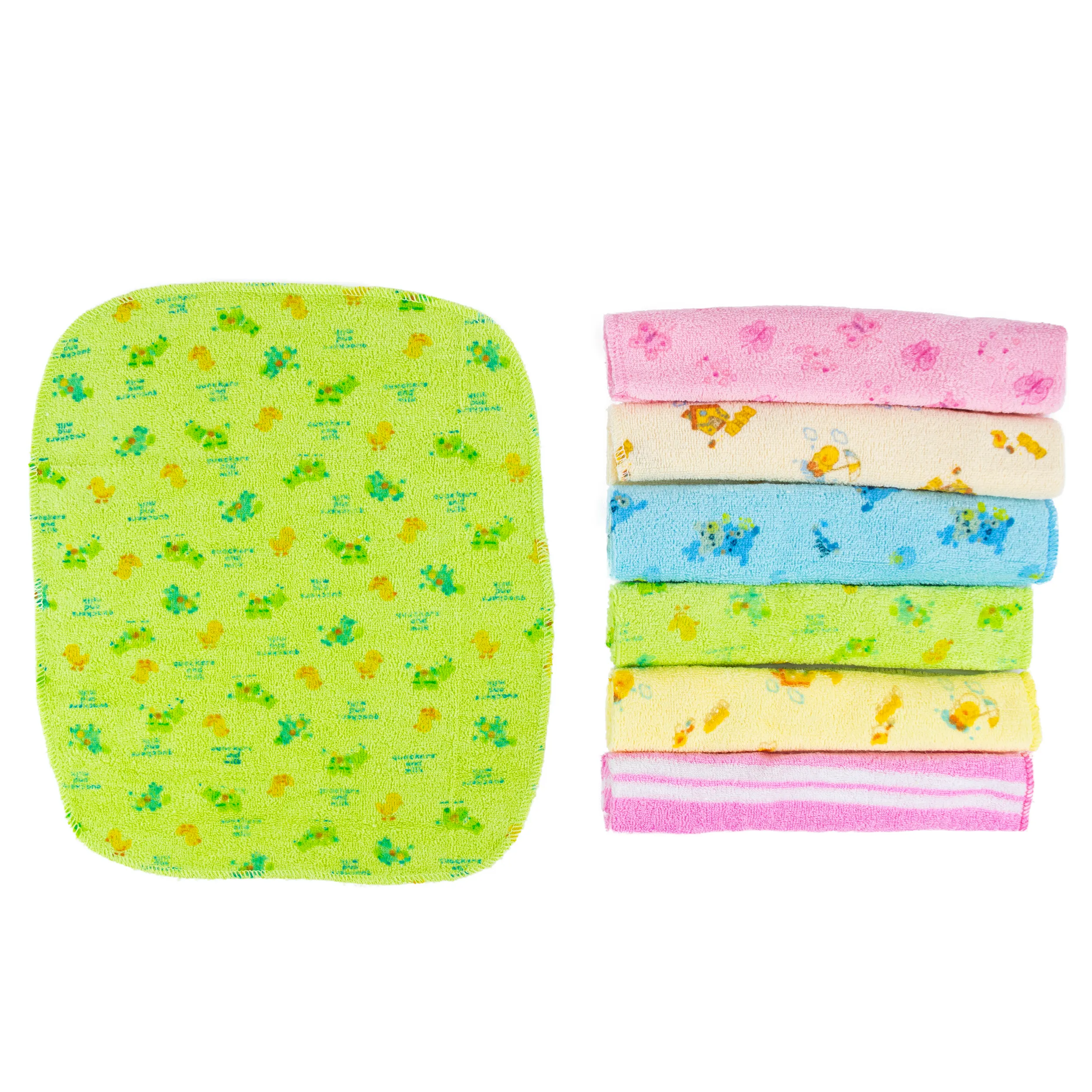 Toalla facial estampada