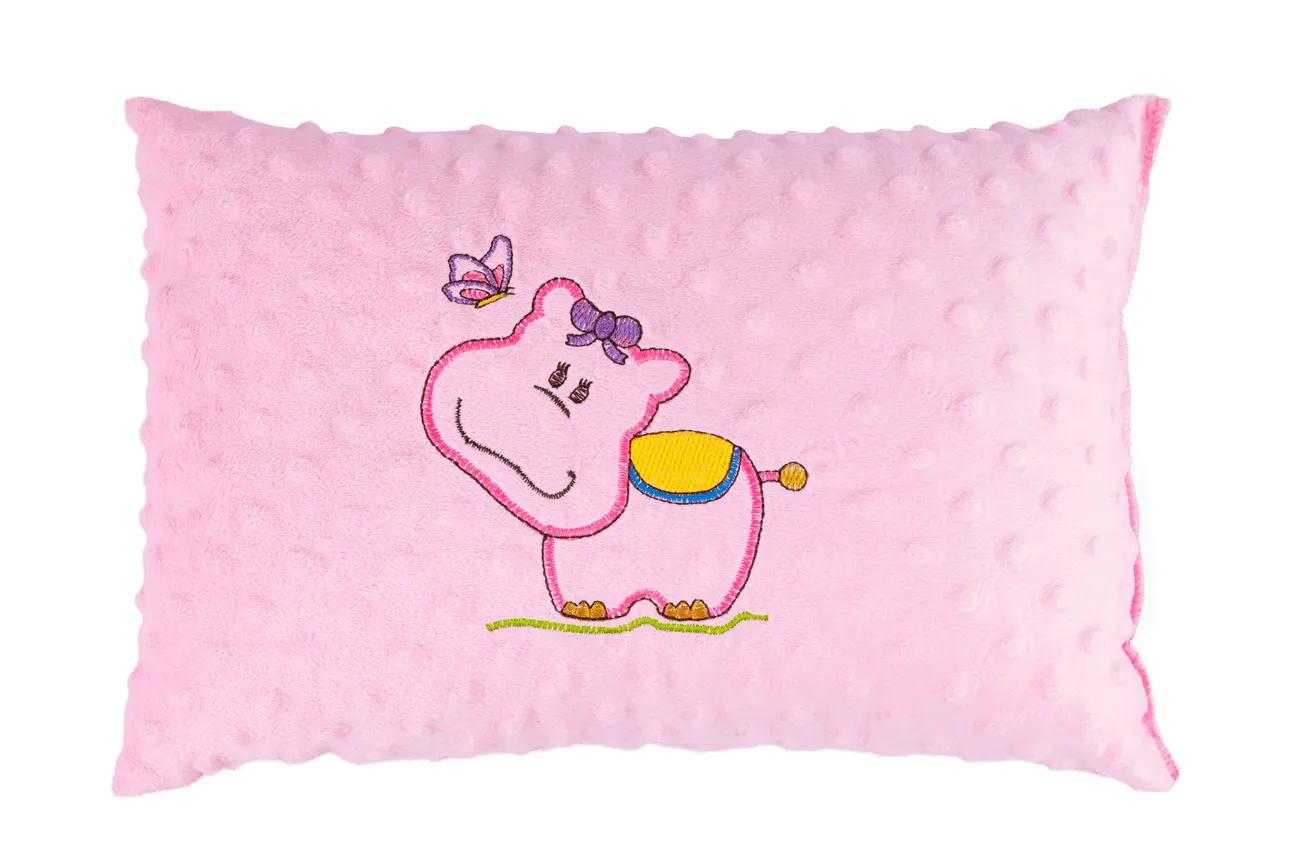 Almohada grande bordada