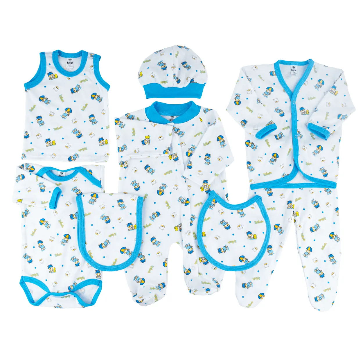 Set 8 piezas estampado