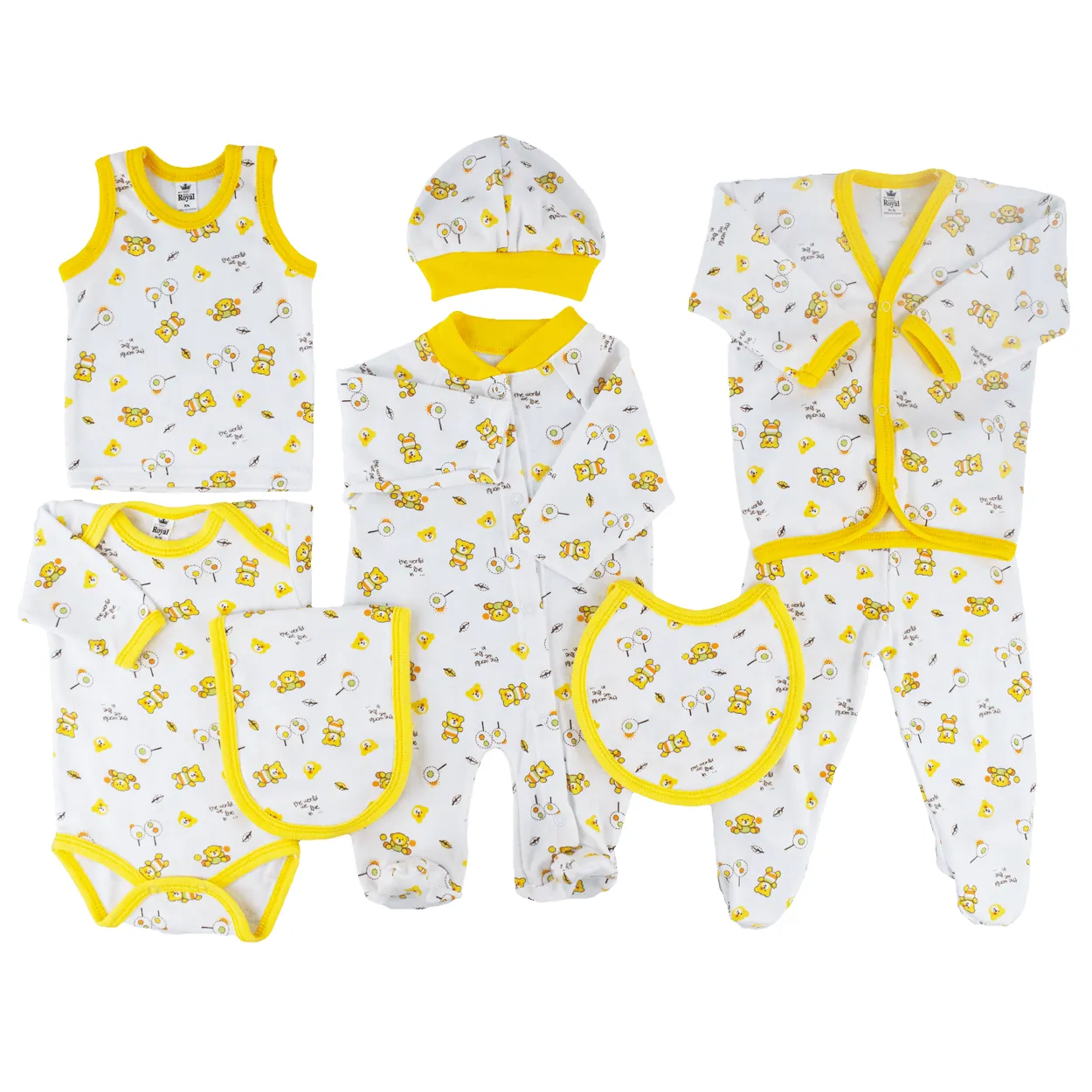 Set 8 piezas estampado