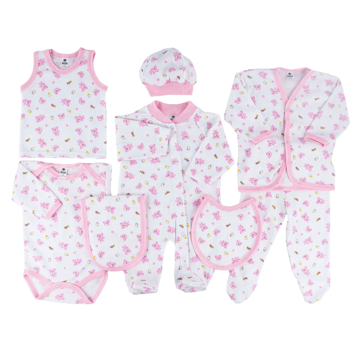 Set 8 piezas estampado