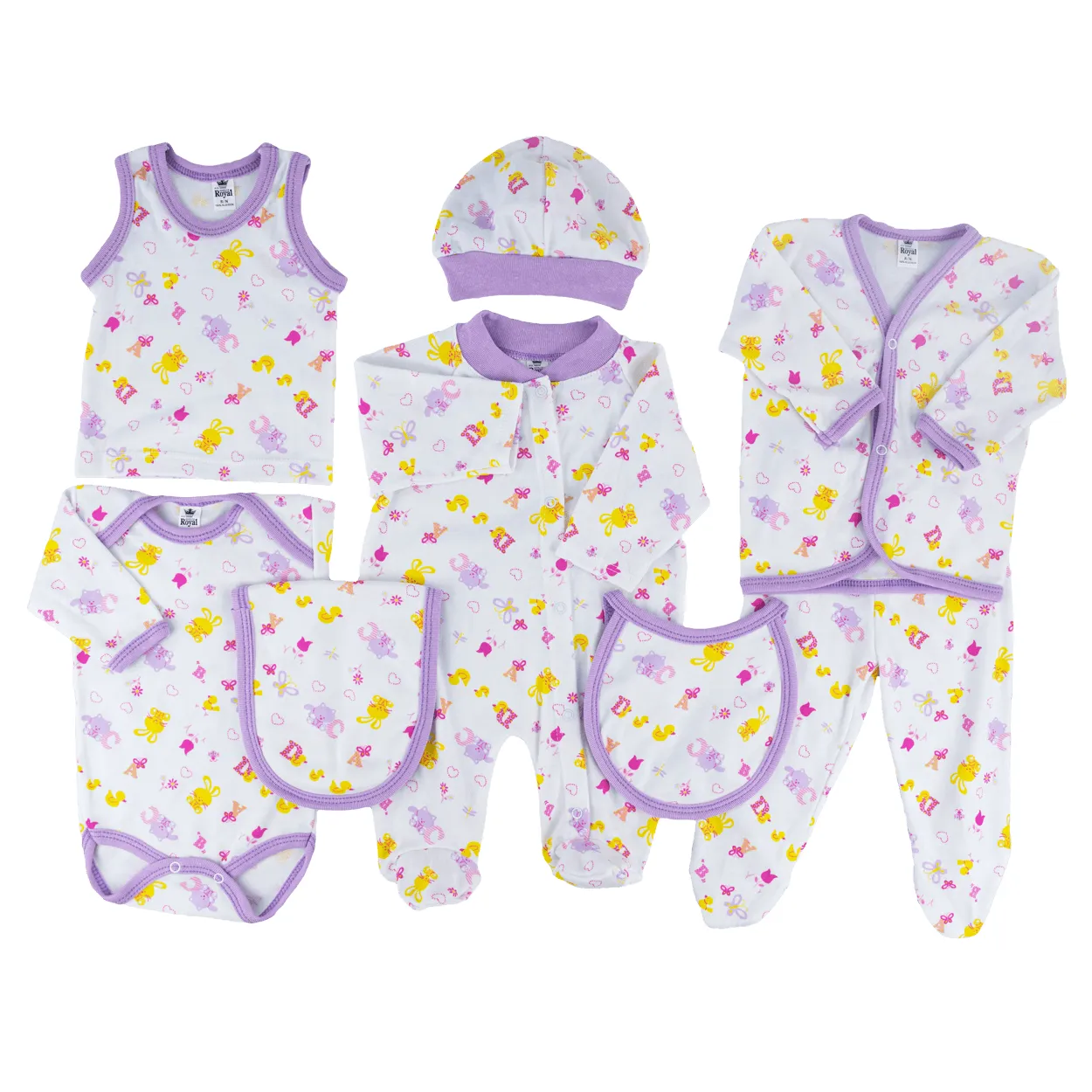Set 8 piezas estampado